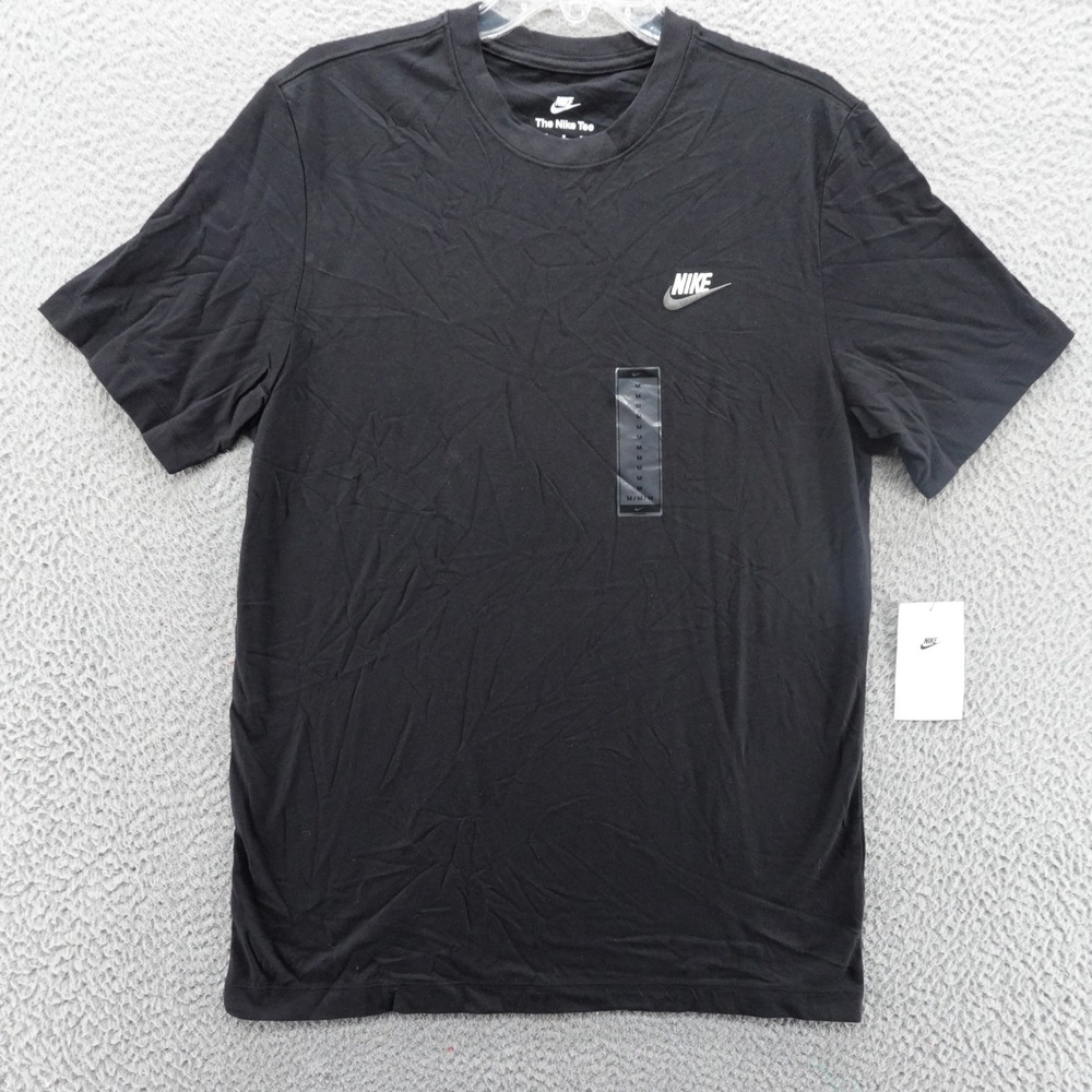 Nike Mens Sportswear Futura Icon T-Shirt Black Short Sleeve Medium NEW